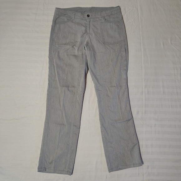 Kuhl Pants - KUHL Pants Womens 12 Regular Ash Gray Cabo Linen Blend Hiking Style 6272